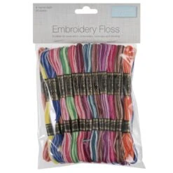 Trimits 36 X 8m Rainbow Skeins Embroidery Thread Floss