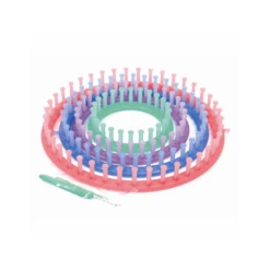 Trimits Knitting Looms: Set Of 4 Round Knit Craft Projects Hat Making Beanie