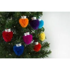 Trimits Pom Pom Garland Kit: Christmas Lights -OHSEWCRAFTY trimits pom pom garland kit christmas lights 1