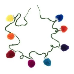 Trimits Pom Pom Garland Kit: Christmas Lights -OHSEWCRAFTY trimits pom pom garland kit christmas lights 4
