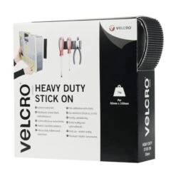 VELCRO® Brand Heavy Duty 50mm X 1m Self Adhesive Hook & Loop Tape