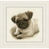 Vervaco Counted Cross Stitch Kit Dog Pug 21cm X 21cm 2 Vervaco Counted Cross Stitch Kit Dog Pug 21cm X 21cm -OHSEWCRAFTY vervaco counted cross stitch kit dog pug 21cm x 21cm