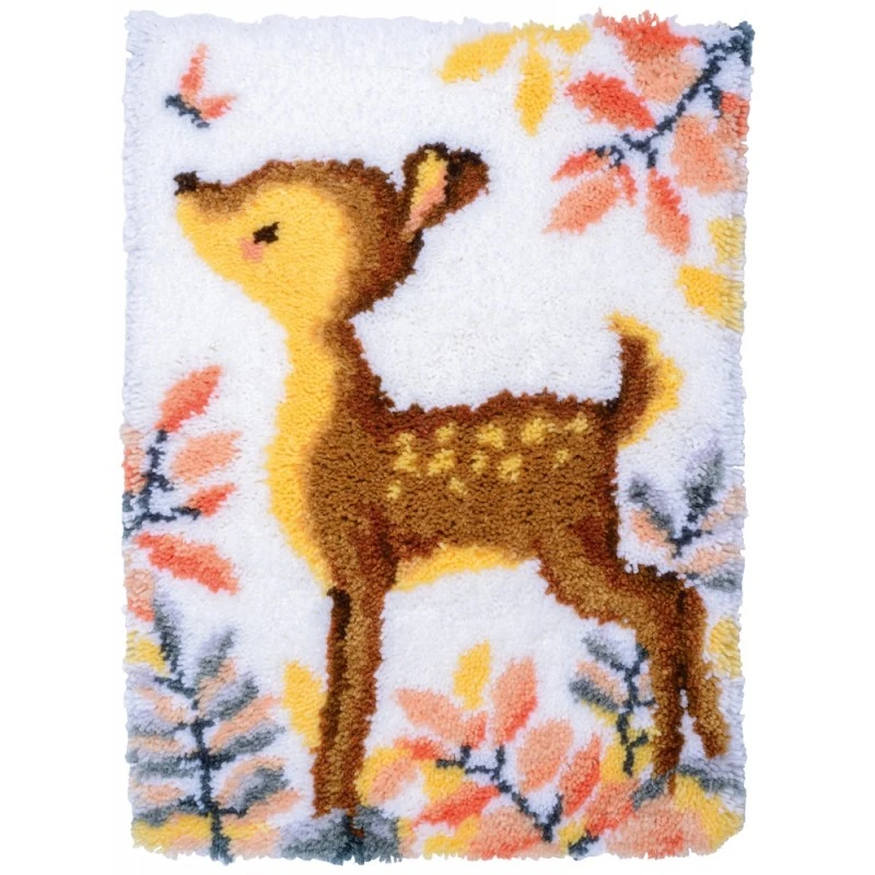 Vervaco Deer Latch Hook Rug Kit – DIY Craft With Nature-Inspired Design 3 Vervaco Deer Latch Hook Rug Kit – DIY Craft With Nature-Inspired Design