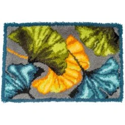 Vervaco Ginkgo Latch Hook Rug Kit – DIY Crafting For Beginners (70x46cm)