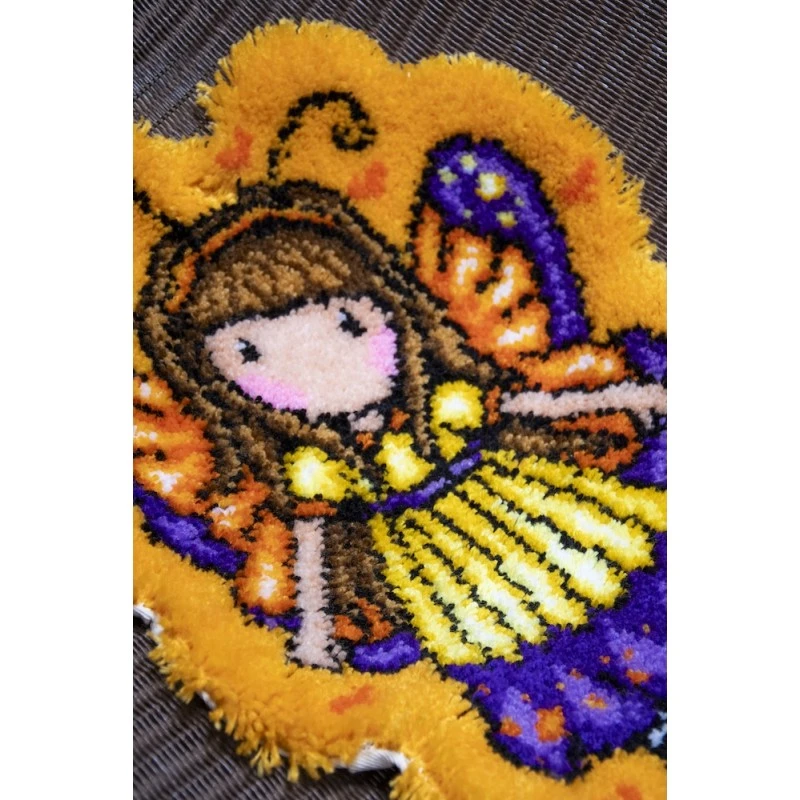 Vervaco Gorjuss Uplifted Latch Hook Rug Kit – DIY Home Décor Craft 3 Vervaco Gorjuss Uplifted Latch Hook Rug Kit – DIY Home Décor Craft - Image 2