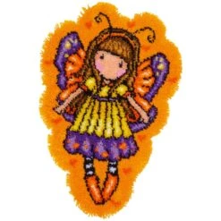 Vervaco Gorjuss Uplifted Latch Hook Rug Kit – DIY Home Décor Craft