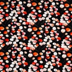 Viscose Jersey Fabric Matera Leaves Digitally Printed 150cm Wide