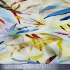 Viscose Jersey Fabric Milan Leaves Digitally Printed 150cm Wide -OHSEWCRAFTY viscose jersey fabric milan leaves digitally printed 150cm wide 1