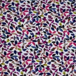 Viscose Jersey Fabric Verona Leaves Digitally Printed 150cm Wide