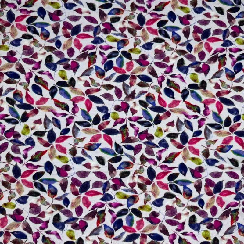 Viscose Jersey Fabric Verona Leaves Digitally Printed 150cm Wide 3 Viscose Jersey Fabric Verona Leaves Digitally Printed 150cm Wide