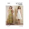 Vogue Patterns V1882 Misses' Dress Evening Wear Ballgown Mini Maxi