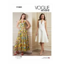 Vogue Patterns V1882 Misses' Dress Evening Wear Ballgown Mini Maxi