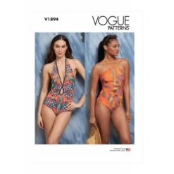 Vogue Patterns V1894 Misses' Swimsuits Swimming Costume Holiday Bikini