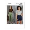 Vogue Patterns V1900 Misses' Shorts And Trousers Clothing Set T-shirt