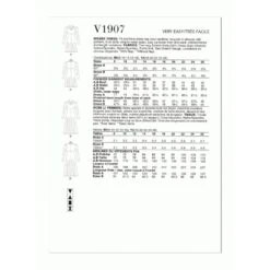 Vogue Patterns V1907 Misses' Dress Smart Casual Maxi Midi Clothing -OHSEWCRAFTY vogue patterns v1907 misses dress smart casual maxi midi clothing 1