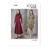 Vogue Patterns V1907 Misses' Dress Smart Casual Maxi Midi Clothing -OHSEWCRAFTY vogue patterns v1907 misses dress smart casual maxi midi clothing