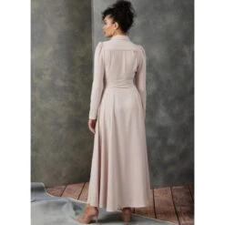 Vogue Patterns V1908 Misses' Dress Smart Casual Wrap Style Skirt Clothing -OHSEWCRAFTY vogue patterns v1908 misses dress smart casual wrap style skirt clothing 4