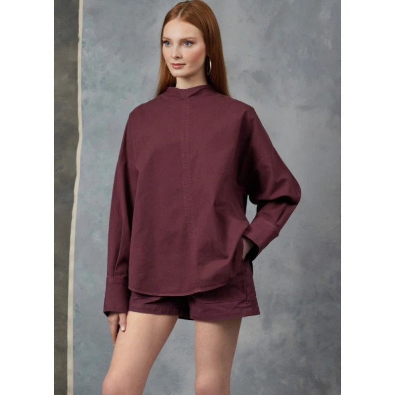 Vogue Patterns V1912 Misses' Loose-Fit Pull-On Top And Shorts By Rachel Comey 5 Vogue Patterns V1912 Misses' Loose-Fit Pull-On Top And Shorts By Rachel Comey - Image 3