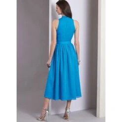 Vogue Patterns V1953 Misses' Fitted And Lined Dress In Two Lengths And Belt -OHSEWCRAFTY vogue patterns v1953 misses fitted and lined dress in two lengths and belt 3