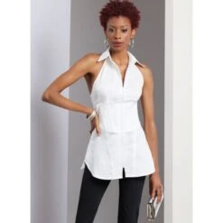 Vogue Patterns V1956 Misses' Close Fitting Tops Sewing Pattern In Two Variations 12 Vogue Patterns V1956 Misses' Close Fitting Tops Sewing Pattern In Two Variations -OHSEWCRAFTY vogue patterns v1956 misses close fitting tops sewing pattern in two variations 2