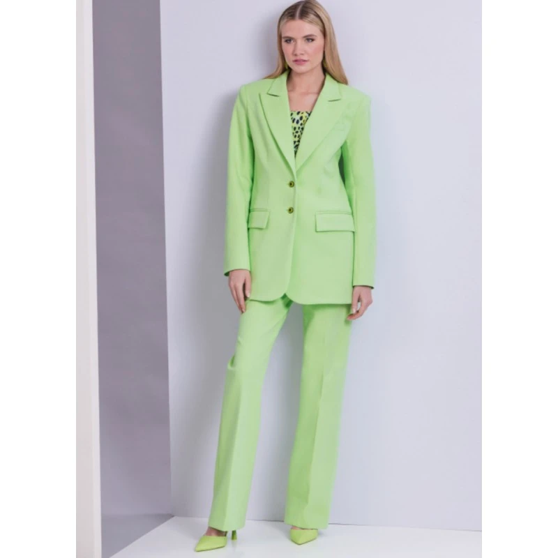 Vogue Patterns V1960 Misses’ Loose-Fitting Unlined Jacket, Knit Top And Trousers 6 Vogue Patterns V1960 Misses’ Loose-Fitting Unlined Jacket, Knit Top And Trousers - Image 4