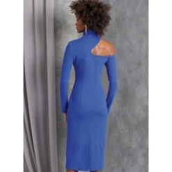 Vogue Patterns V1969 Misses' Cut-Out Shoulder Knit Dresses Long Or Short Sleeves 12 Vogue Patterns V1969 Misses' Cut-Out Shoulder Knit Dresses Long Or Short Sleeves -OHSEWCRAFTY vogue patterns v1969 misses cut out shoulder knit dresses long or short sleeves 2