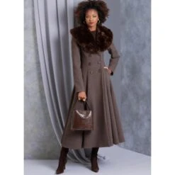 Vogue Patterns V1971 Misses' Lined Fitted Double-Breasted Coat In Five Lengths -OHSEWCRAFTY vogue patterns v1971 misses lined fitted double breasted coat in five lengths 2