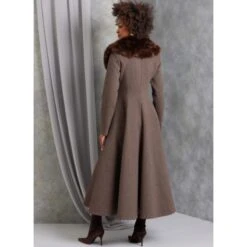 Vogue Patterns V1971 Misses' Lined Fitted Double-Breasted Coat In Five Lengths -OHSEWCRAFTY vogue patterns v1971 misses lined fitted double breasted coat in five lengths 5