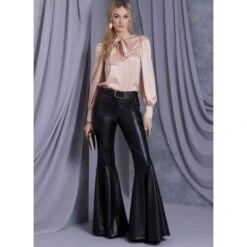 Vogue Patterns V1974 Misses' Bell Bottom Trousers With Fly Front Zipper -OHSEWCRAFTY vogue patterns v1974 misses bell bottom trousers with fly front zipper 2