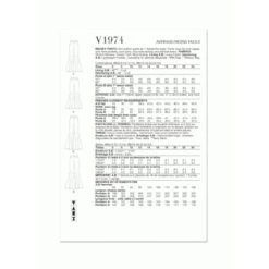 Vogue Patterns V1974 Misses' Bell Bottom Trousers With Fly Front Zipper -OHSEWCRAFTY vogue patterns v1974 misses bell bottom trousers with fly front zipper 5