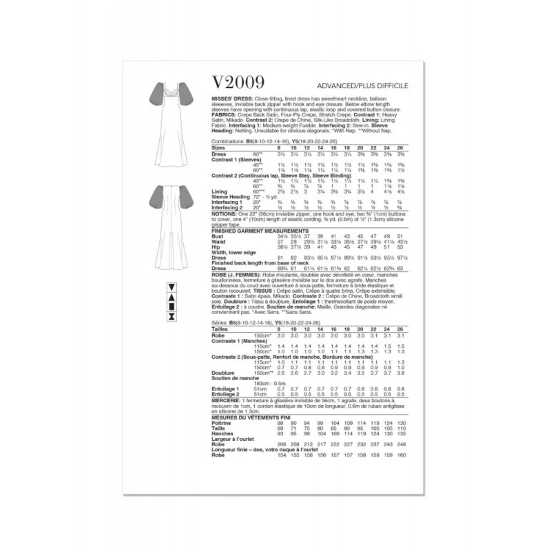 Vogue Patterns V2009 Misses’ Close-Fitting Lined Dress By Badgley Mischka 6 Vogue Patterns V2009 Misses’ Close-Fitting Lined Dress By Badgley Mischka - Image 4