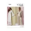Vogue Patterns V2020 Misses’ Lounge Semi-Fitted Top, Robe And Wide-Leg Bottoms -OHSEWCRAFTY vogue patterns v2020 misses lounge semi fitted top robe and wide leg bottoms