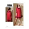 Vogue Sewing Pattern V1553 Women's Swing Dress With Decorative Trims