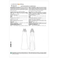 Vogue Sewing Pattern V1615 Women's Fitted Dress With High Neckline Contrast Yoke -OHSEWCRAFTY vogue sewing pattern v1615 women s fitted dress with high neckline contrast yoke 1