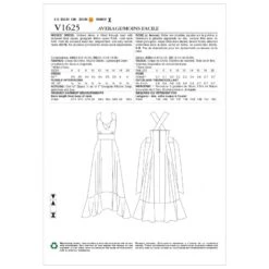 Vogue Sewing Pattern V1625 Women's Cowl Neck Slit Skirt Maxi Dress -OHSEWCRAFTY vogue sewing pattern v1625 women s cowl neck slit skirt maxi dress 2