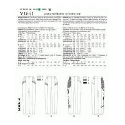 Vogue Sewing Pattern V1641 Julio Cesar Misses' Trousers