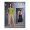 Vogue Sewing Pattern V1731 Misses' Deep Pocket Skirt Trousers Back Zip Closure -OHSEWCRAFTY vogue sewing pattern v1731 misses deep pocket skirt trousers back zip closure