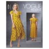 Vogue Sewing Pattern V1734 Misses' Wrap Dresses, Sleeve And Length Variations -OHSEWCRAFTY vogue sewing pattern v1734 misses wrap dresses sleeve and length variations