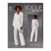 Vogue Sewing Pattern V1790 Misses' Jumpsuit Asymmetric Neckline Bolero Jacket