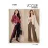 Vogue Sewing Pattern V1830 Misses' Fitted Linen Jacket , Wide Leg Trousers 1 Vogue Sewing Pattern V1830 Misses' Fitted Linen Jacket , Wide Leg Trousers -OHSEWCRAFTY vogue sewing pattern v1830 misses fitted linen jacket wide leg trousers