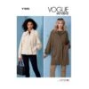 Vogue Sewing Pattern V1840 Misses' Unlined Jacket Inside Drawstring Waist -OHSEWCRAFTY vogue sewing pattern v1840 misses unlined jacket inside drawstring waist