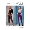 Vogue Sewing Pattern V1848 Misses' Tapered High Waisted Cropped Trousers -OHSEWCRAFTY vogue sewing pattern v1848 misses tapered high waisted cropped trousers