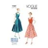 Vogue Sewing Pattern V1864 Misses' Wrap Dress Close Fitting Bust Various Designs -OHSEWCRAFTY vogue sewing pattern v1864 misses wrap dress close fitting bust various designs