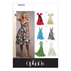 Vogue Sewing Pattern V8470 Women's Dress