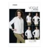 Vogue Sewing Pattern V8689 Women's Shirt With Princess Seams -OHSEWCRAFTY vogue sewing pattern v8689 women s shirt with princess seams