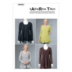 Vogue Sewing Pattern V8691 Women's Casual Top