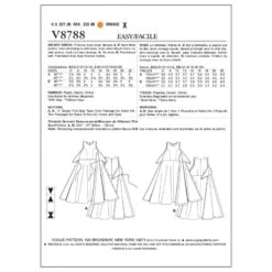Vogue Sewing Pattern V8788 Women's Vintage Dress -OHSEWCRAFTY vogue sewing pattern v8788 women s vintage dress 1