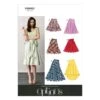 Vogue Sewing Pattern V8882 Women's Flared Skirt