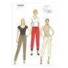 Vogue Sewing Pattern V8909 Women's Draw String Trousers