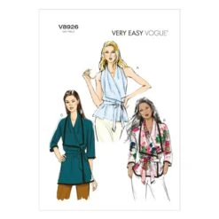 Vogue Sewing Pattern V8926 Women's Misses' Wrap Top